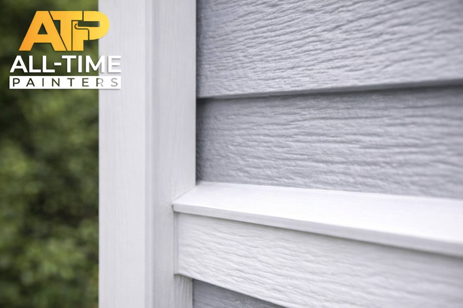 Close-up of exterior trim paint finish quality in New Jersey